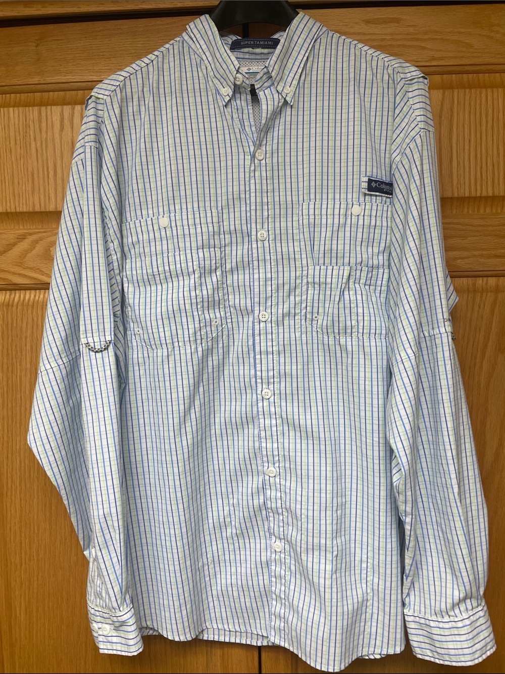 Columbia Men’s PFG Long Sleeve Button Down Shirt - Size XL